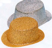 Cilindro in glitter oro